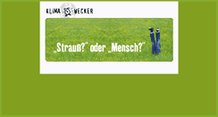 Desktop Screenshot of klima-wecker.de